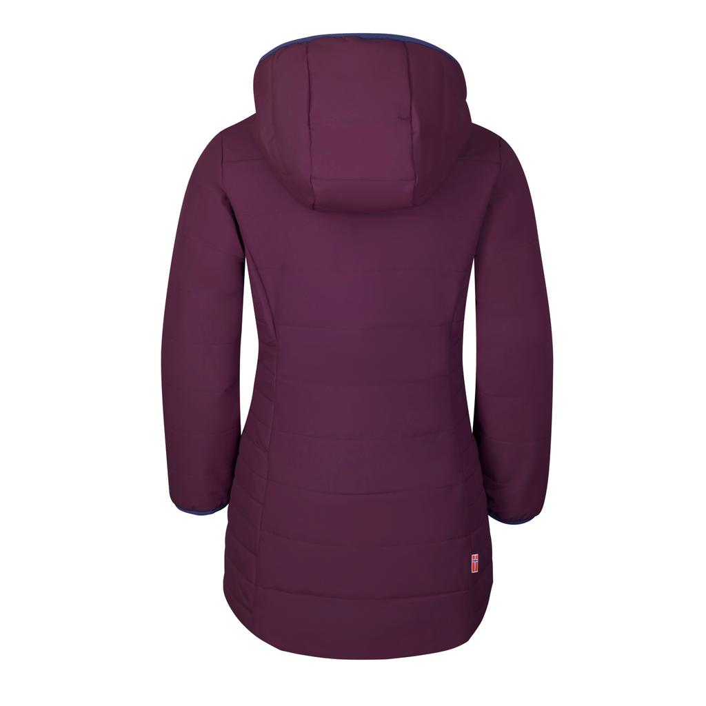 Trollkids Girls Stavanger Coat Winter Jacket for Girls with a Hood Waterproof Purple (219-235)