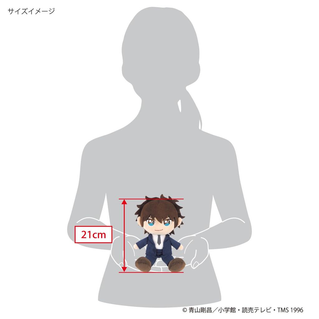 Sanei Boeki Detective Conan Fluffy Friends Matsuda Jinpei Plush Toy FCN11 (S) W11×D8×H21cm