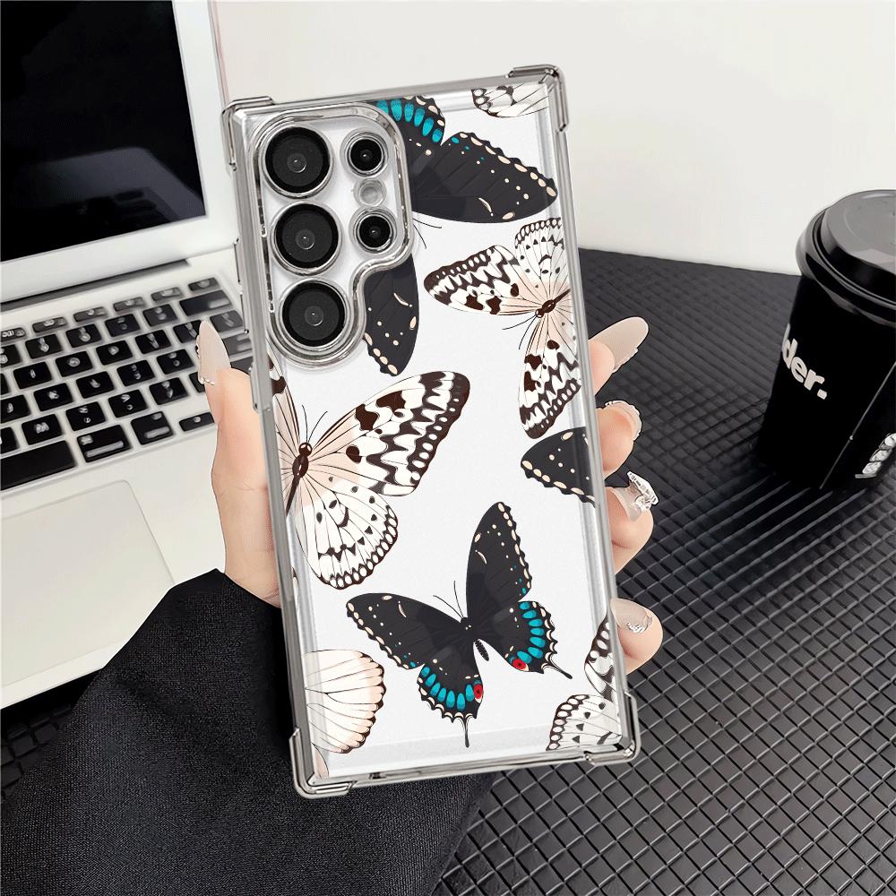 

Case for Samsung Galaxy S25 S21 Plus S23 S25Edge S22 Ultra S20 FE S24 Phone Cover Creative Butterfly Galaxy S24+
