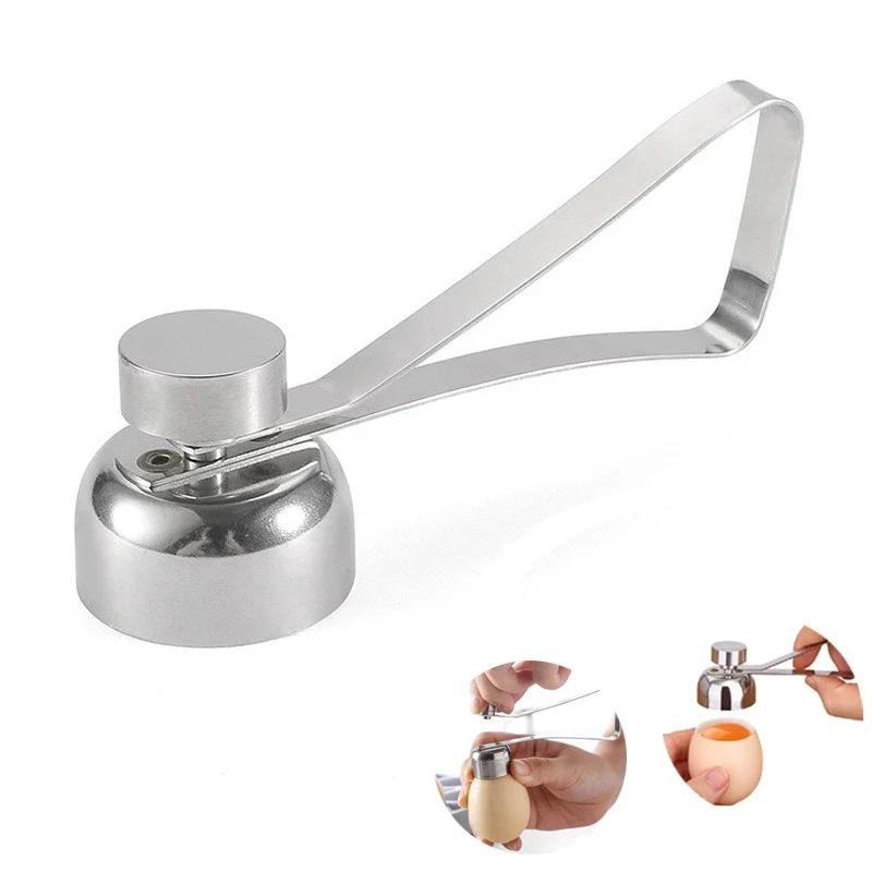 304 Stainless Steel Egg Opener Single/Double Head Eggshell Topper Cutter Gadgets Baking Tools Household Kitchen Accessories