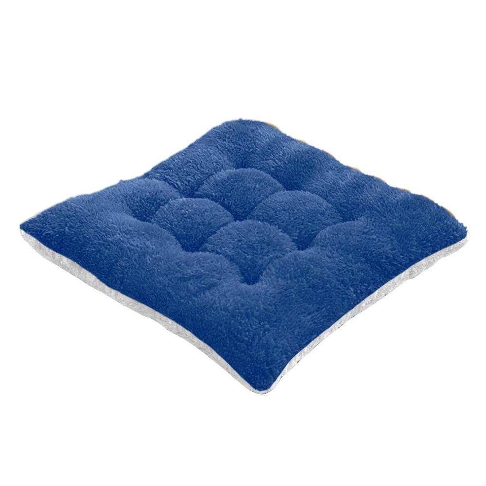 Seat Cushion Rebound Anti-Slip Office Chair Pad Ultra Soft Breathable Car Seat Pad for Long Sitting Lumbar Support Pain Relief синий 2940₽