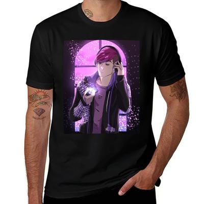Fensterserie; Virgil Sanders T-Shirt lustige T-Shirts schwarzer Humor Herren T-Shirts hohe Qualität Luxusmarken T-Shirt