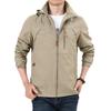 Herbst Kapuzen Herren Sportjacke Outdoor Übergröße Locker Bergsteigerjacke