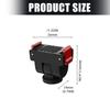 Lightweight Camera Adapter For Pocket 4/3 Cameras Featuring Quick Release And Angles Adjustment For Photography Video