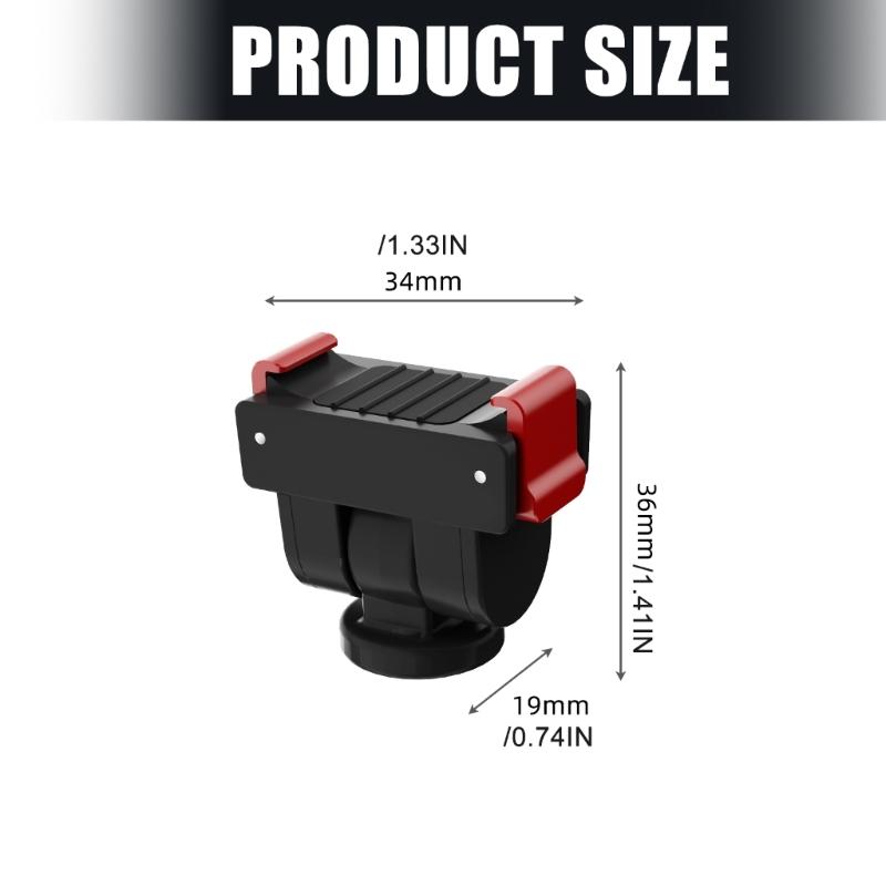 Lightweight Camera Adapter For Pocket 4/3 Cameras Featuring Quick Release And Angles Adjustment For Photography Video