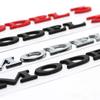 ABS Car Rear Sticker Letter Side Emblem Trunk Tail Badge for Tesla MODEL 3 MODEL S MODEL X Exterior Accessories