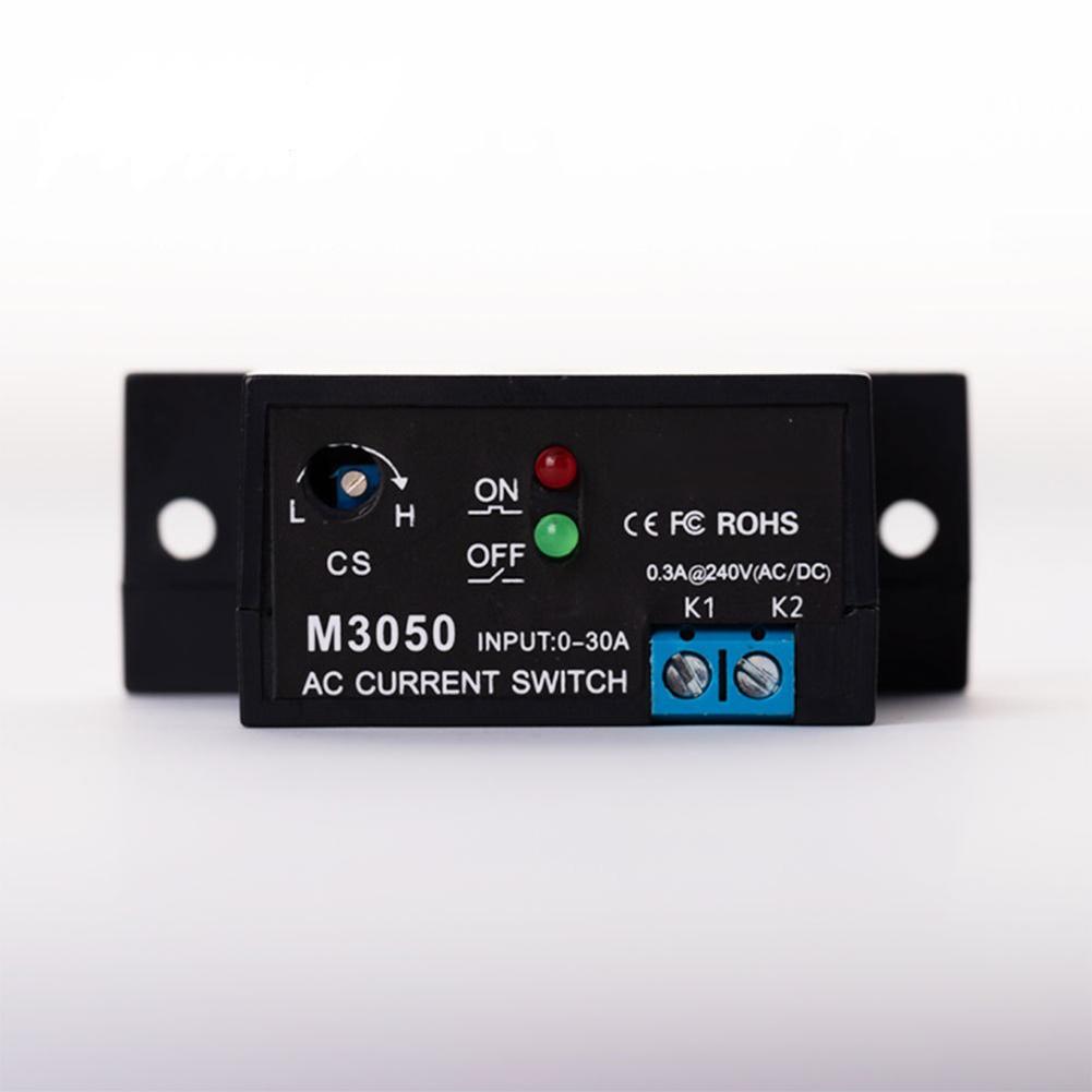 AC Current Sensing Switch 0.2-30A Self-Powered Induction Relay M3050/M3056 With Adjustable Threshold And Safety Isolation