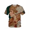 Sommer neue Serie Griechische Mythologie Serie 3D-Druck Kurzarm Mode Trend Herren und Damen Sport und Freizeit T-Shirts