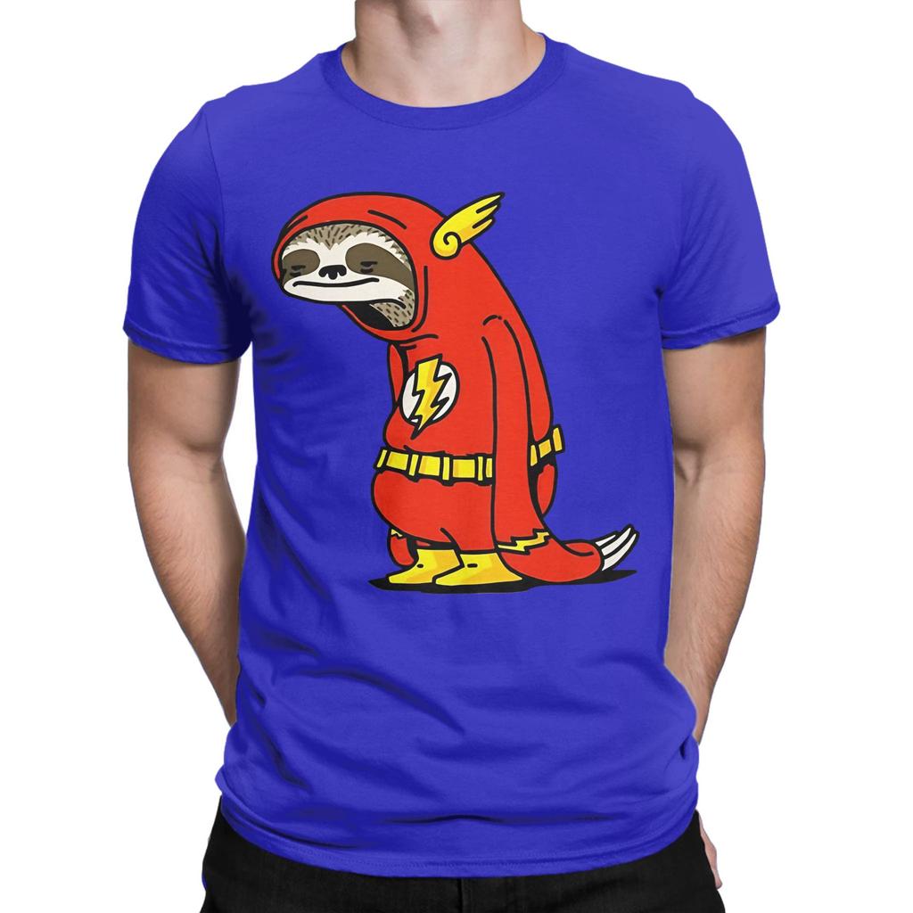 Sloth Flash Novelty 100 Cotton Tshirt Sloth Flash Tops Tees For Unisex