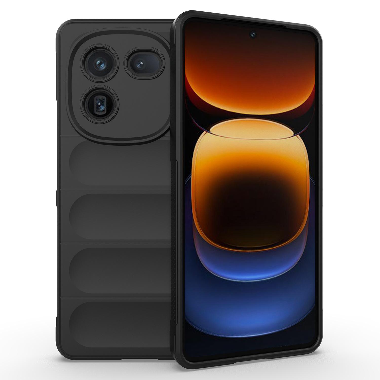 

Для vivo iQOO 12 5G Чохли для мобільного телефону М яка захисна задня кришка з ТПУ Black