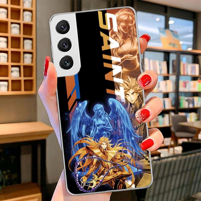Anime Saint Seiya Cover Phone Case For Samsung Galaxy S26 S25 Edge S24 Ultra S23 S22 Plus S21 S20 FE Soft Fundas Shell Galaxy S2