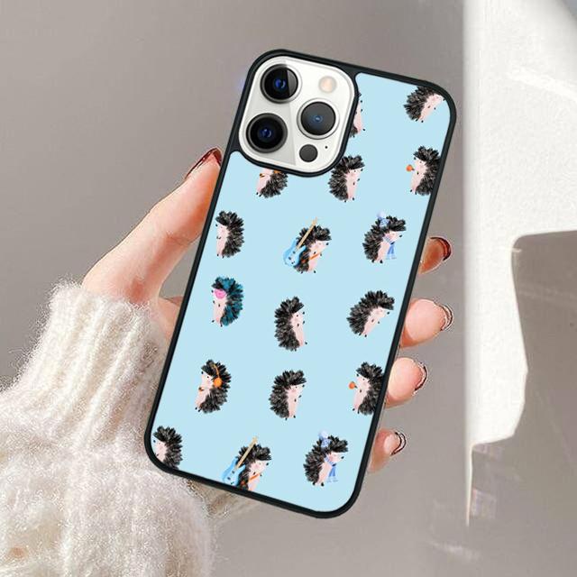 

Cute Hedgehog Phone Case For Apple iPhone 17 Air Pro Max Plus Coque For iPhone 17 Air 14 15 16 13 12 Max Cover iPhone 13