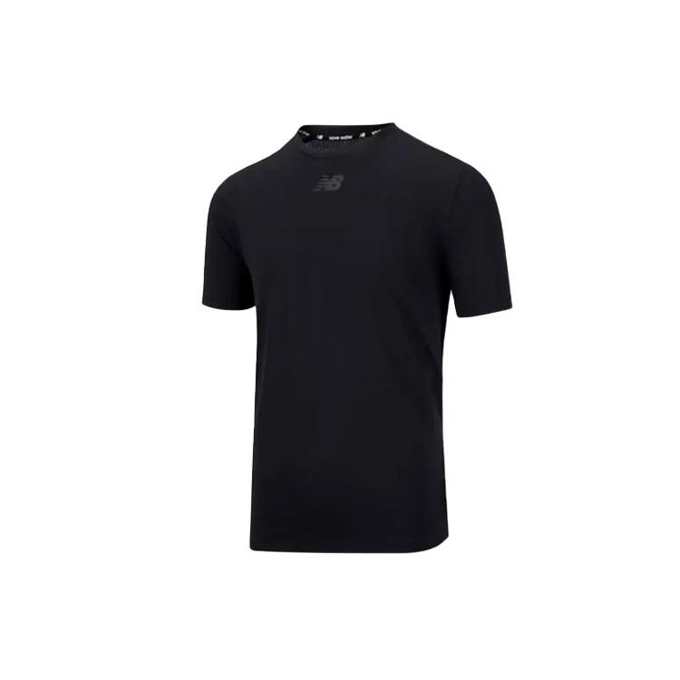 New Balance Impact Run Luminous Short Sleeve T-Shirt Asia Sizing Black Men s AMT31251-BKH L