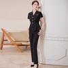 Trolman Damen Kurzarm-Business-Anzugset