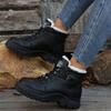 Platform Snow Boots Women  Autumn and Winter New Casual Shoes Outdoor Fashion Lace-up Plus Fur Warm Ankle Boots Botas