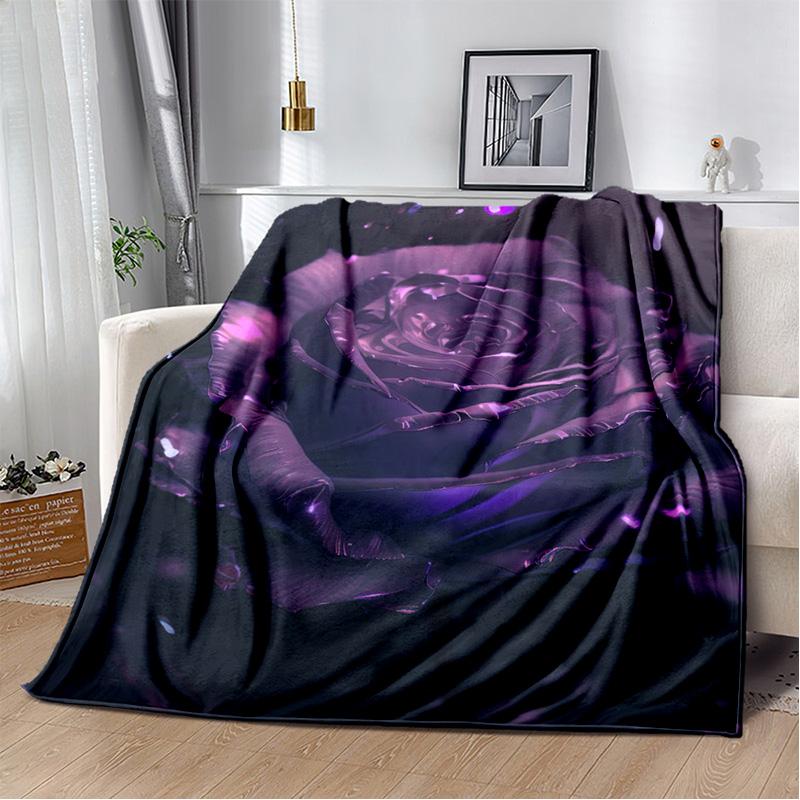 HD Pretty Flower Daisy Rose Chrysanthemum Blanket,Soft Throw Blanket for Home Bedroom Bed Sofa Picnic Travel Cover Blanket Kids
