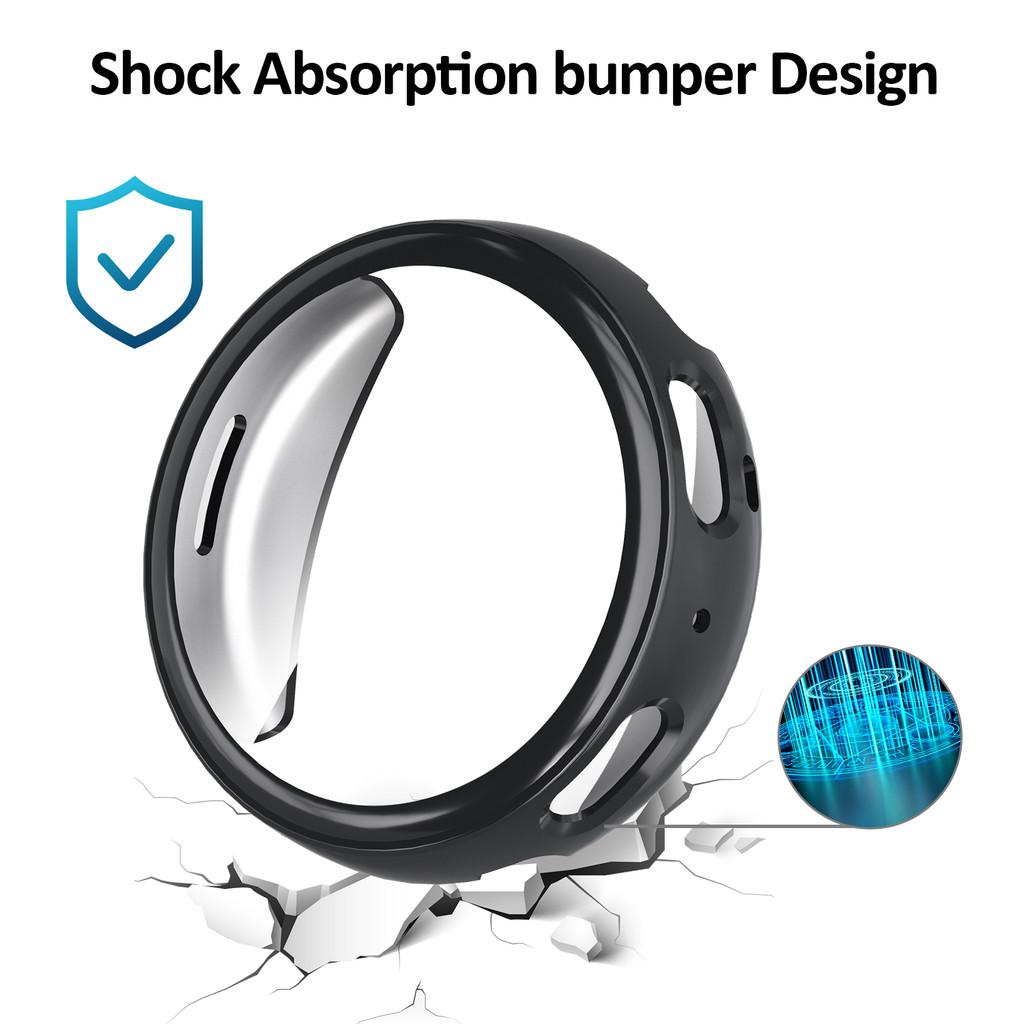 Full Cover TPU Protective Shell for Amazfit Active 2 Soft Clear Anti Scratch All Inclusive Screen Protector Case for Amazfit Active Max