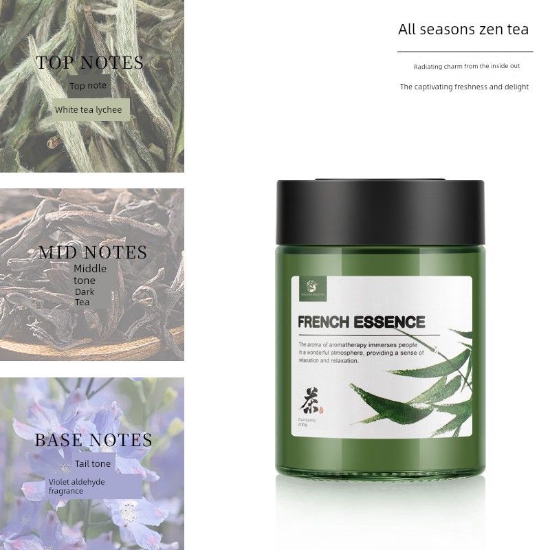 Car Interior Fragrance Solid Balm 2025 New Model Tieguanyin All-Season Zen Tea, Agarwood, Gardenia, White Tea All seasons zen tea
