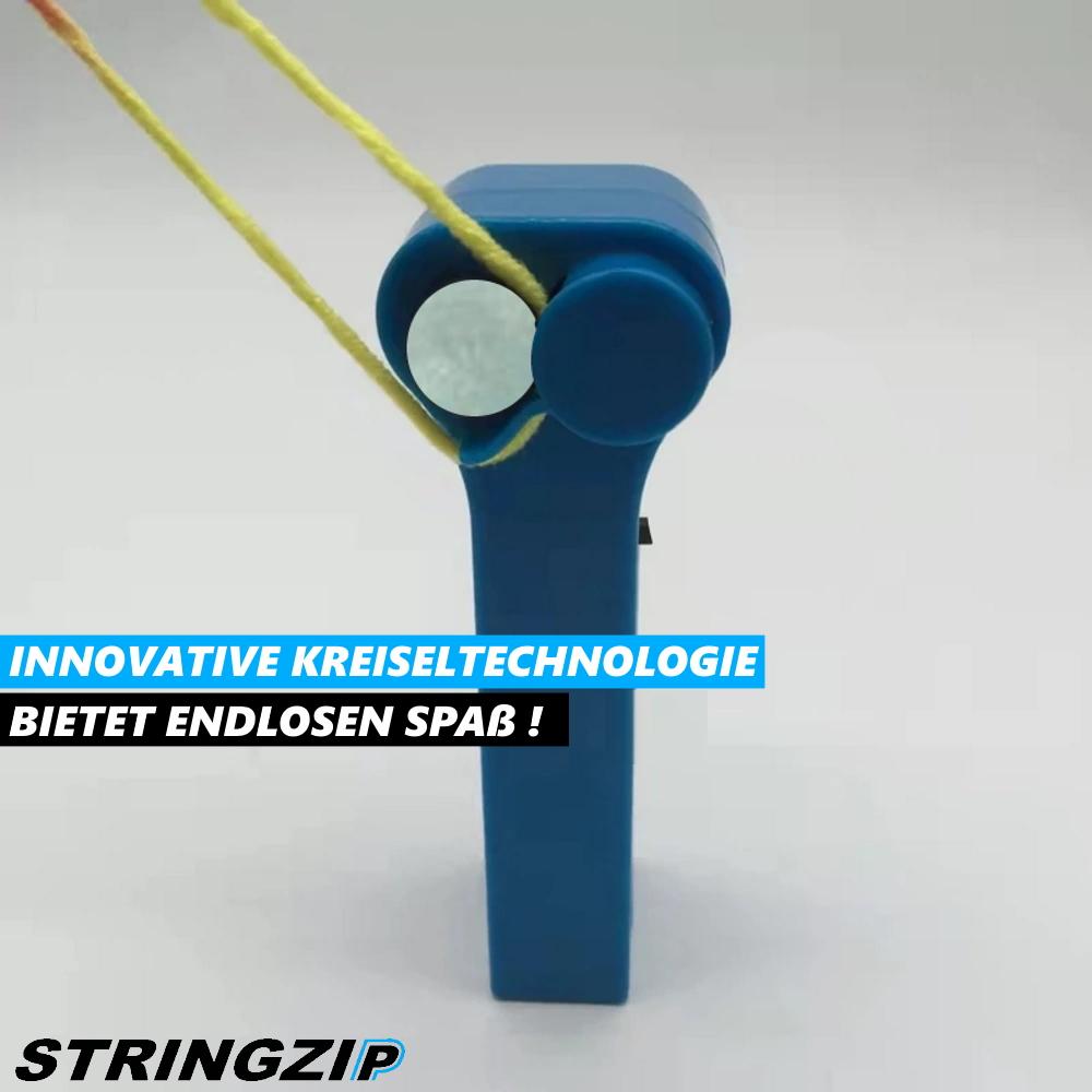STRINGZIP Magiczne Lasso Wyrzutnia Lin Fidget Zabawka RopeLauncher Koncentracja