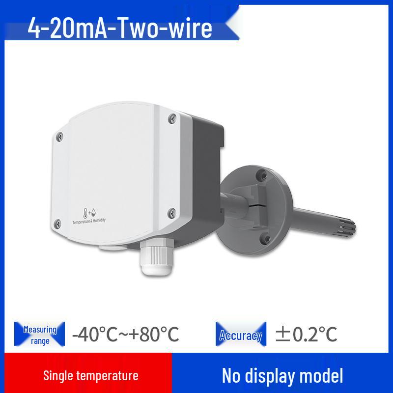 High Precision RS485 Duct Temperature & Humidity Sensor with Display for Industrial Air Conditioning