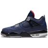 Air 4 Retro Winter Loyal Blue Men Sneakers White Habanero-Red Black CQ9597-401
