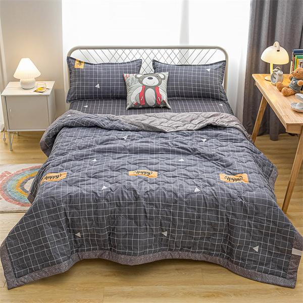 2025 NEW Summer Washed Cotton Quilt Air-conditioning Comforter Soft Breathable Thin Daisy Print Bedspread Bed Cover Home Textiles