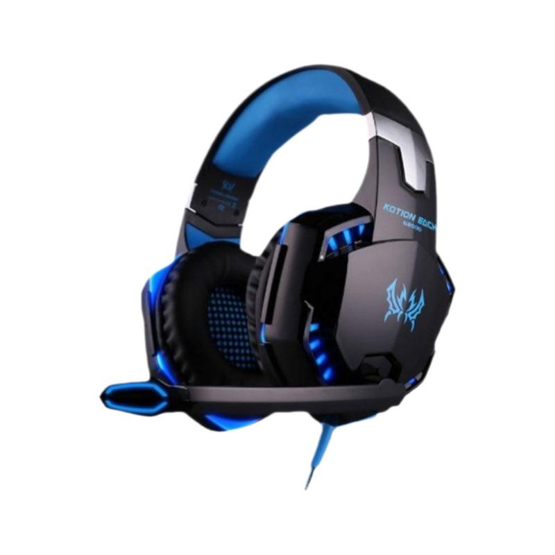 Casque Gaming Circum-Aural Inzhuo G2000 avec Microphone, Basses Profondes pour Musique sur Ordinateur Portable/de Bureau
