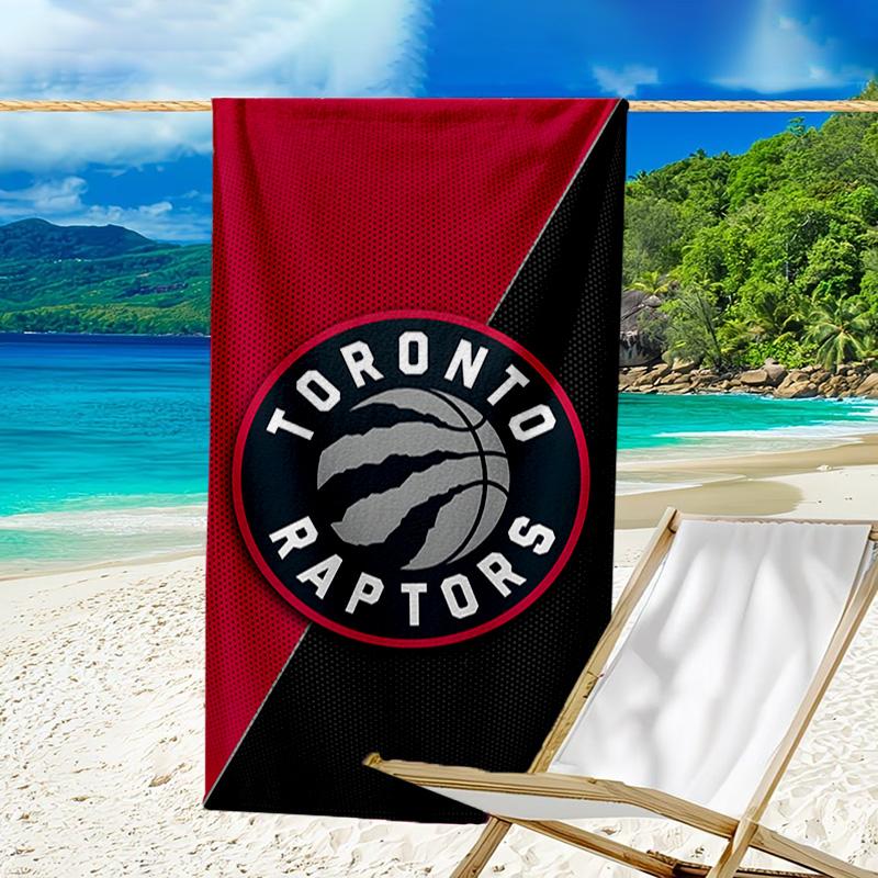 Raptors Basketball Logo Quick-Dry Microfiber Beach Towel Super Soft & Absorbent for Bath, Beach, Travel Bath Time Accessory, Fan Gifts
