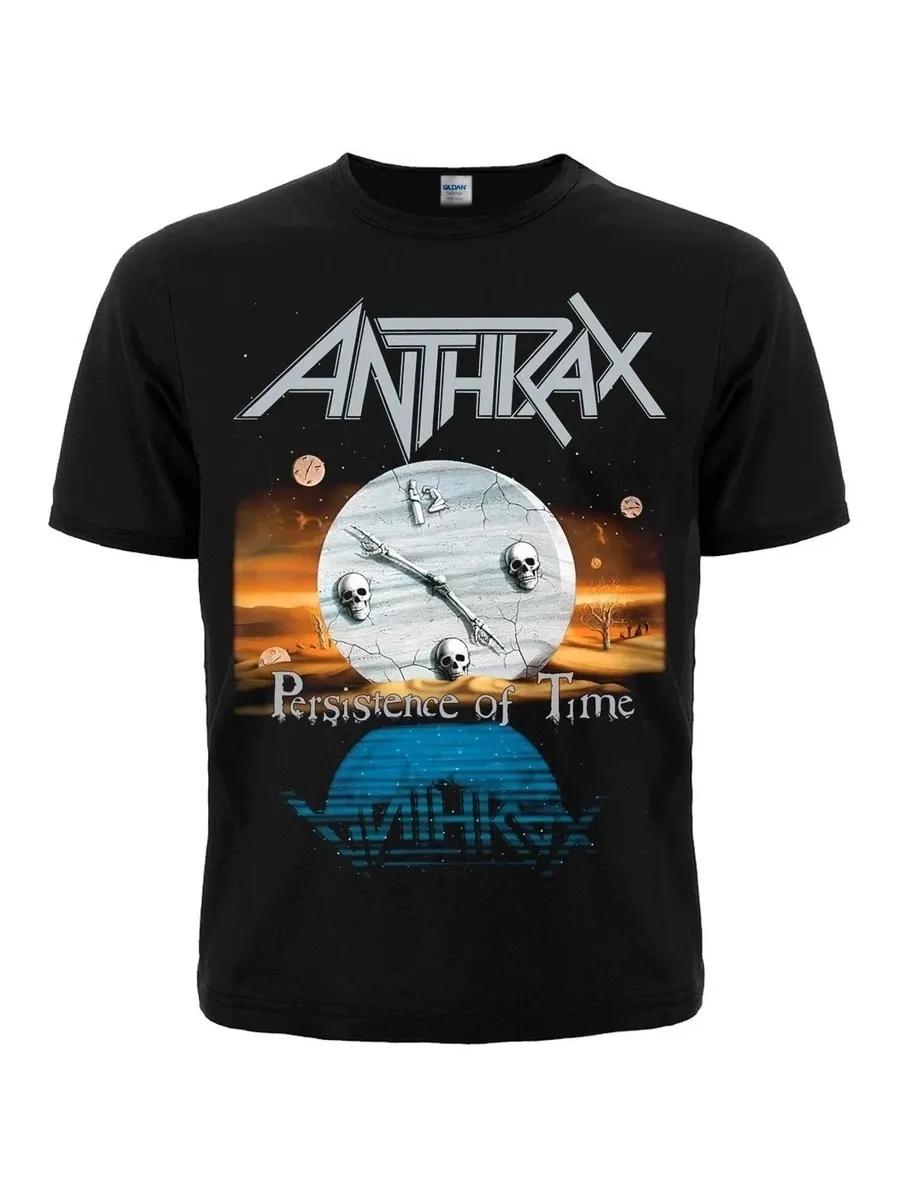 

Men s Anthrax Graphic T-Shirt, 100% Cotton Crew Neck Short Sleeve Tee, Casual Summer Top for Daily Wear and Gift S