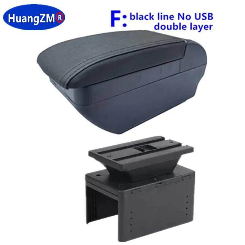 Universelle Auto-Armlehnenbox Universelle Mittelkonsolen-Armlehne Großer Stauraum Zentrale Aufbewahrungsbox mit Becherhalter Aschenbecher