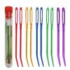2/8 Stuks Gebogen Punt Borduur naalden Groot Oog Kromming Gebogen Breien Haaknaald Garen Breien Weefnaalden DIY Naaiben Accessoires