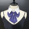 Stylish Detachable False Collar Sweet Bowtie Shirt Collar For Youth Women College High School Student Uniform Collar
