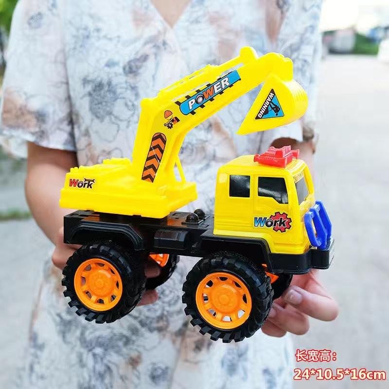 

Children S Educational Large Simulation Construction Vehicle Excavator Mixer Truck Sliding Toy Car Drop-Resistant Boy Gift
