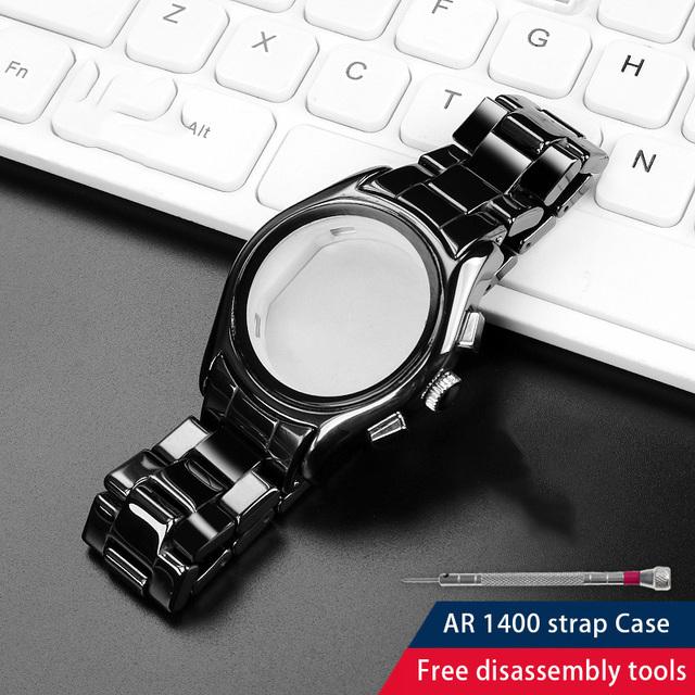 

Високоякісний керамічний ремінець+корпус для годинника Armani серій AR1507 AR1509 AR1451 AR1452 AR1400 AR1410 аксесуари для годинника Чоловічий Браслет