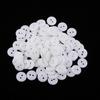 100 Pcs 1 Cm two holes Sewing Flatback Resin Buttons for Sewing Diy Craft
