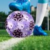 1PC Butterfly Dreams Purple Star Soccer Ball Size 5 Football Machine Sewn Indoor/Outdoor Universal Football A42