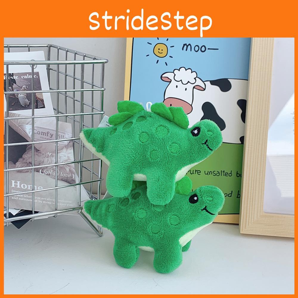 Pelúcia Fofa de Dinossauro Animal de Pelúcia Estegossauro Verde Para Crianças Adorável Decoração de Mochila