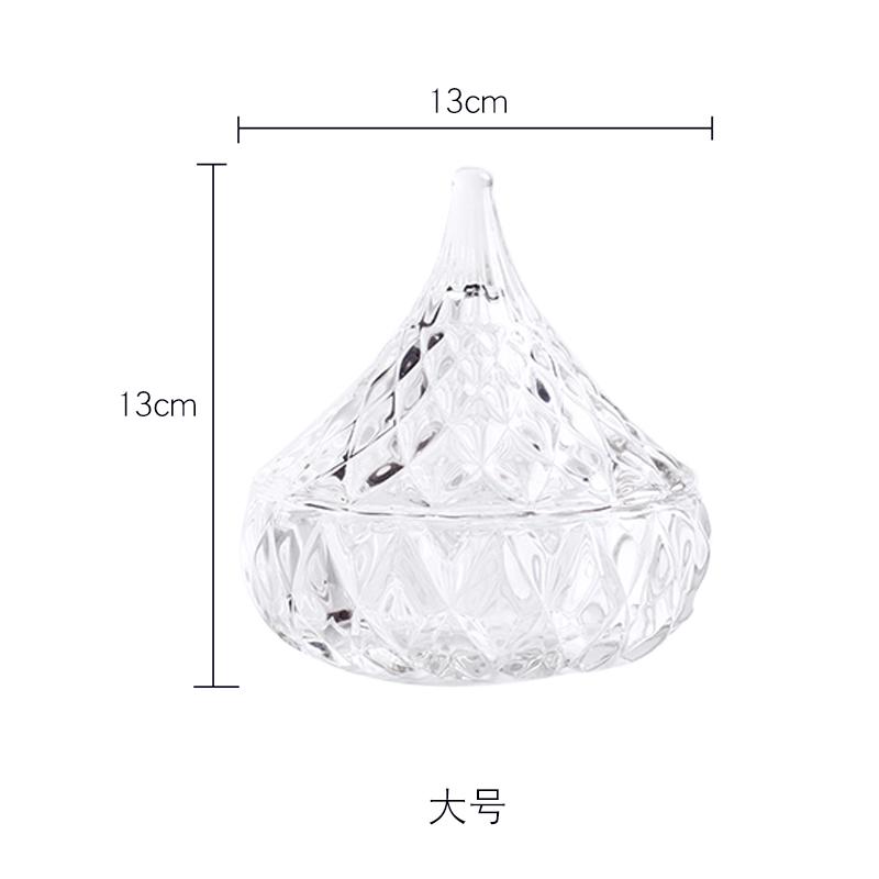 

Цветная прозрачная стеклянная банка для хранения конфет, банка для сухофруктов, банка для украшения домашнего стола, декоративные аксессуары для гостиной