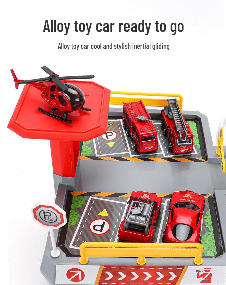 Huicheng Seven- or Nine-Layer Electric Race Track Parking Toy Set