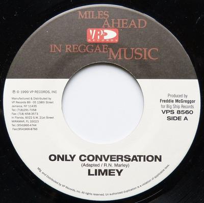 7inch Record PAUL "LYMIE" MURRAY - Only Conversation VPS8560 VP Records US Reggae, Ska & Dub Used