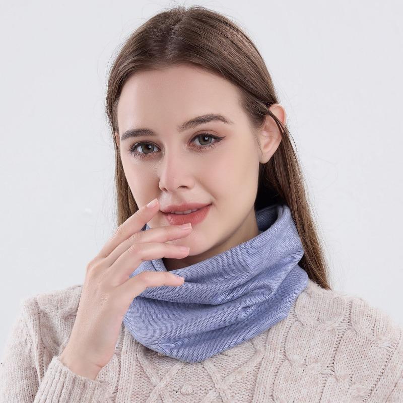 Warm neck cover Winter men's cycling windproof mask Cold proof pullover scarf Integrated women's electric vehicle mask scarf
