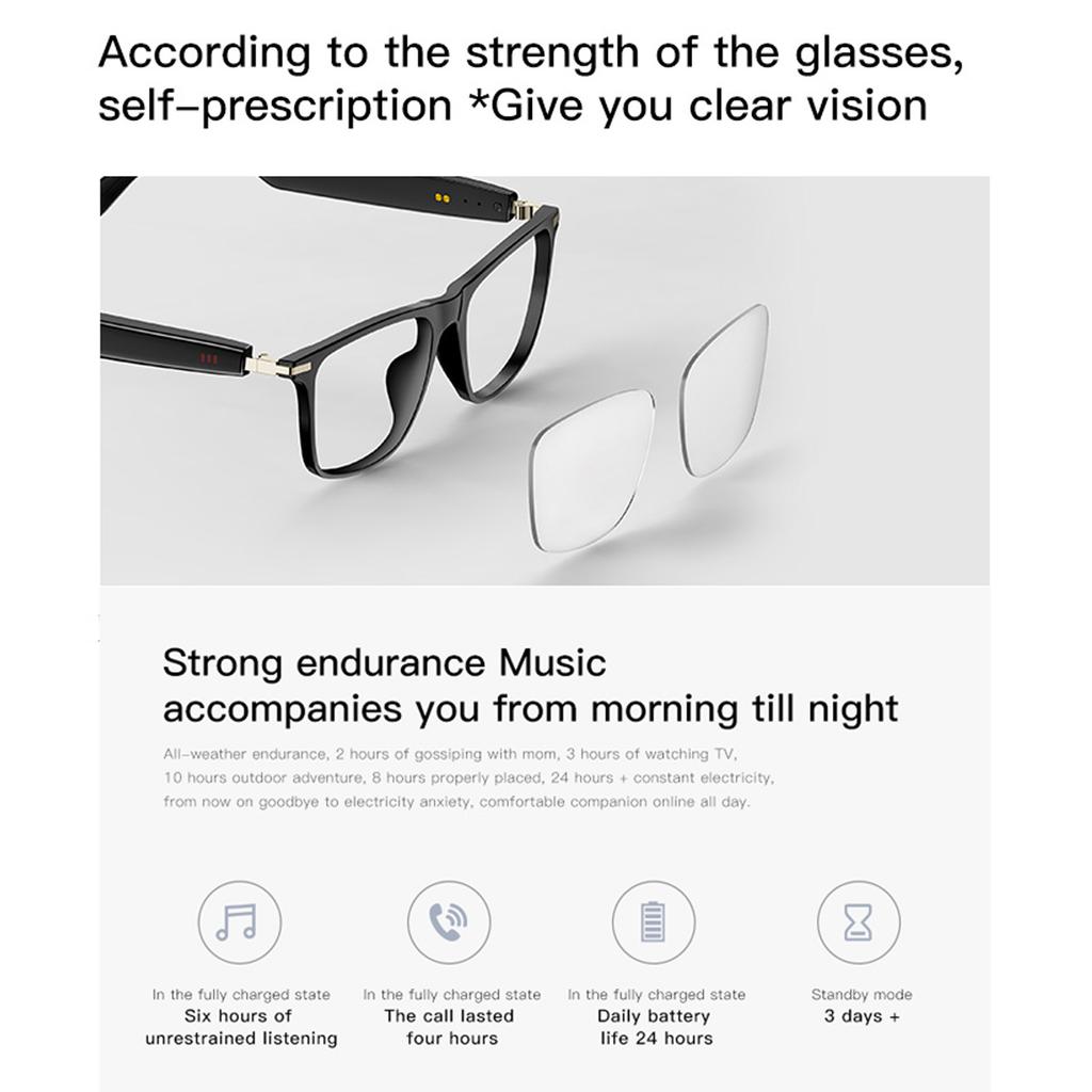 New Upgrade Smart Glasses 160 Languages AI Translator Glasses IP67 Anti Blue Light Business TR90 Double Magnetic Charging Legs