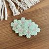 Hairpin Embroidered Cherry Blossom Hair Clip Side Clip Bun Decoration Macaron Color Hair Pin Hair Accessory