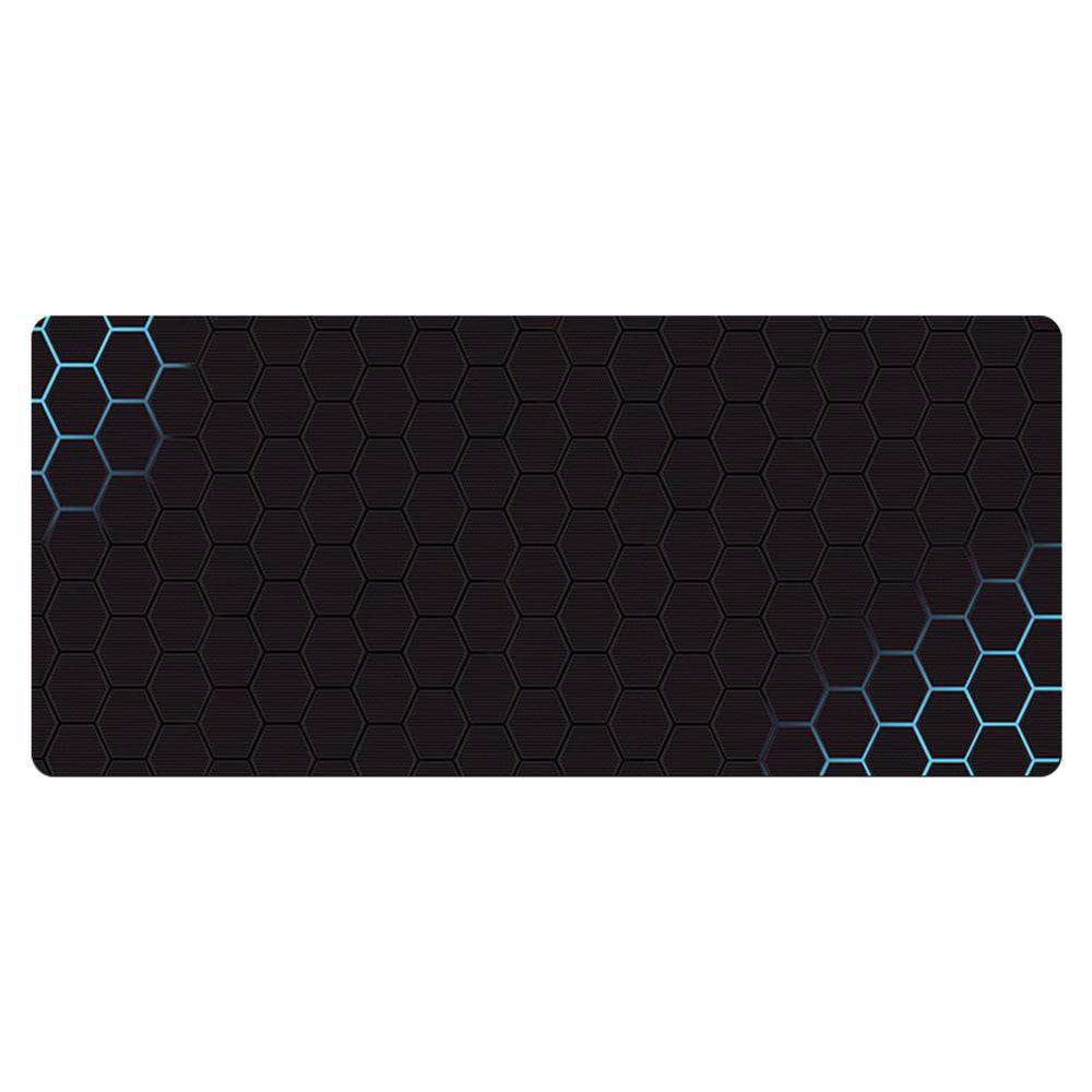 300x700x2mm Large Mouse Pad Honeycomb Pattern Anti-skid Rubber Desktop Mat