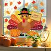 Turkey Bulletin Board Decoration Set Thanksgiving Turkey Crafts Kits DIY Printed Paper Turkey Cutouts Thanksgiving Decor for Home Party Decoration