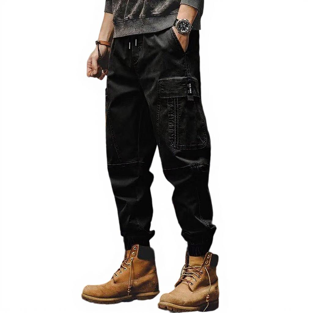 Men's  Leisure  Loose  Straight Cylinder  Big Size  Wide Legs  Workwear  Trousers