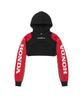 PHYPS MOTORCYCLE Women Track Hoodie Black