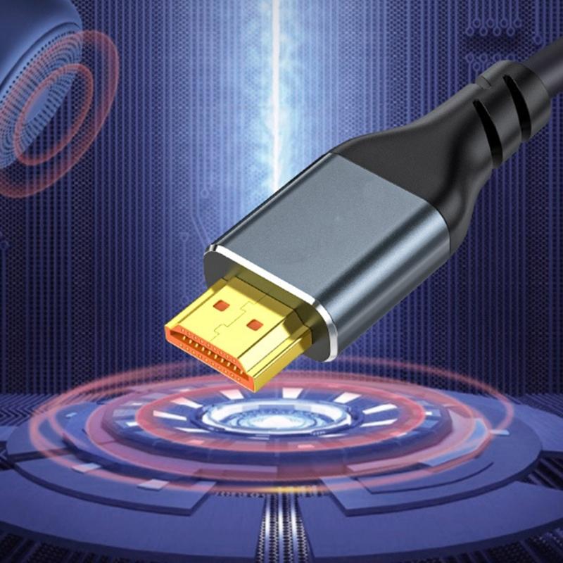8K HDTV Cable Braided HDTV To HDTV 2.1 Cord Supports 8K@60Hz 2K@144Hz 48Gbps for Monitors Gaming Consoles Projectors