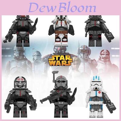 Star Wars Clone Troopers Bad Batch 6pc Building Blocks Mini Figures Toy Set