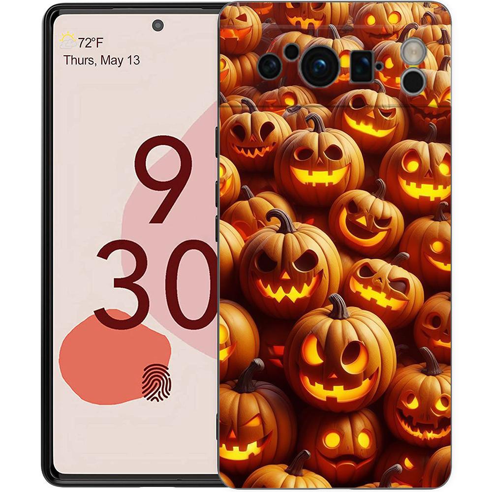 Halloween Style Phone Case Cover for Google Pixel 9 8 7 6 7A 6A Pro Shockproof Soft TPU 9 Pro XL Shell Capas Fundas